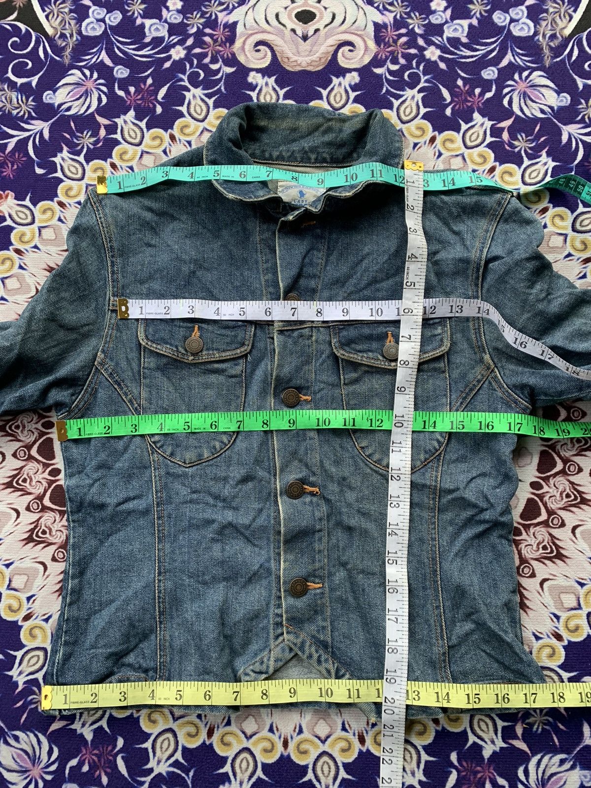 Vintage Vintage Womens Wrangler Denim Jacket Size US S / EU 44-46 / 1 - 11 Thumbnail
