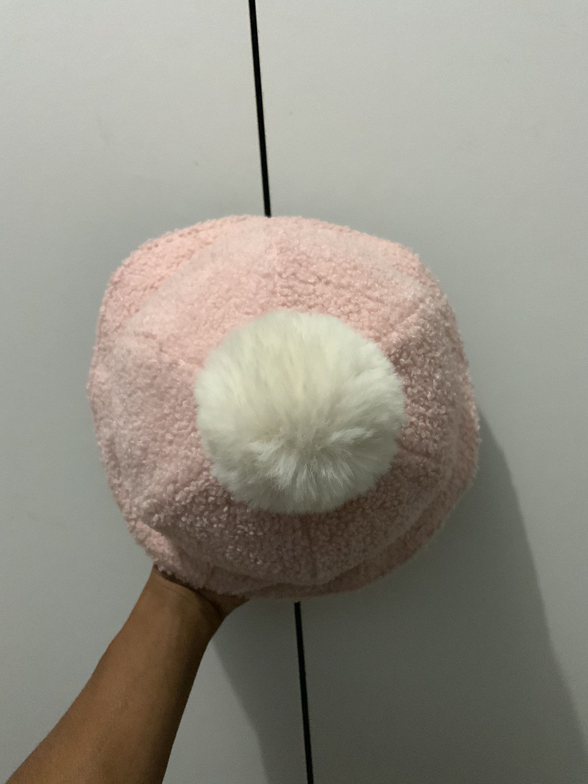 Japanese Brand Gohapi Mohair Fur Pinky Bucket Hat Cap Size ONE SIZE - 6 Thumbnail