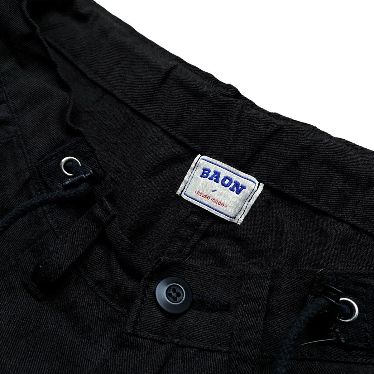 【BAON】23FW★ [BAONHAUS] Cargo Banding PT - Balloon ver String balloon cargo banded pants