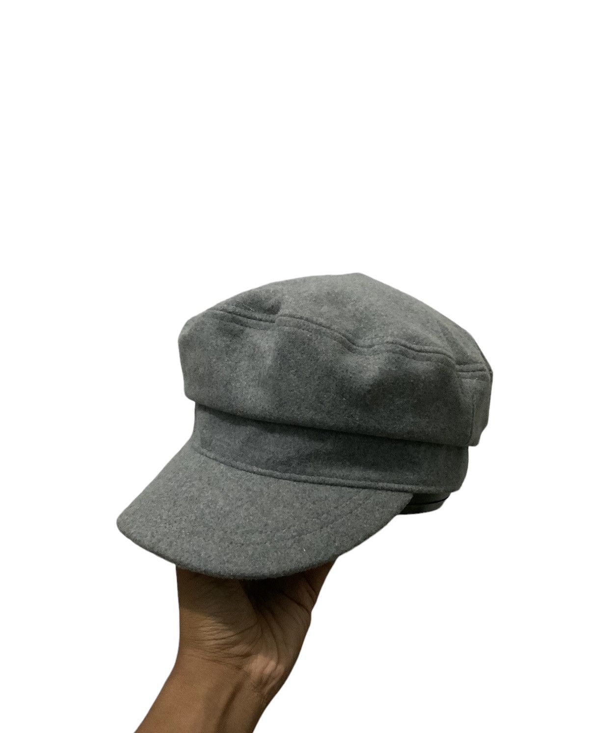 image of Archival Clothing “Peaky Blinder” Newsboys Cap Hat in Grey, Men's