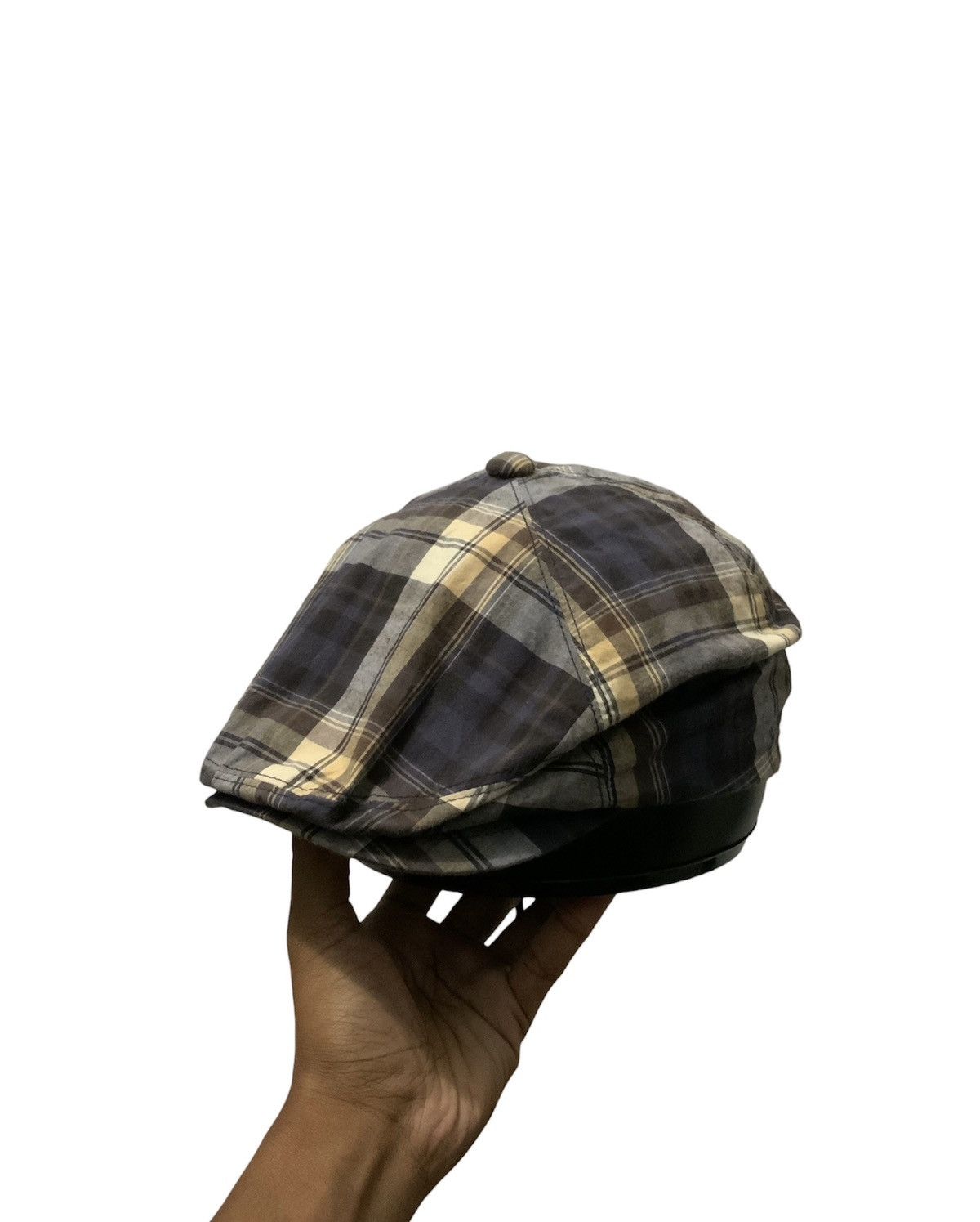 image of Avant Garde x Vintage Chien Chien Japan Made “Peaky Blinder” Flat Hat in Purple, Men's