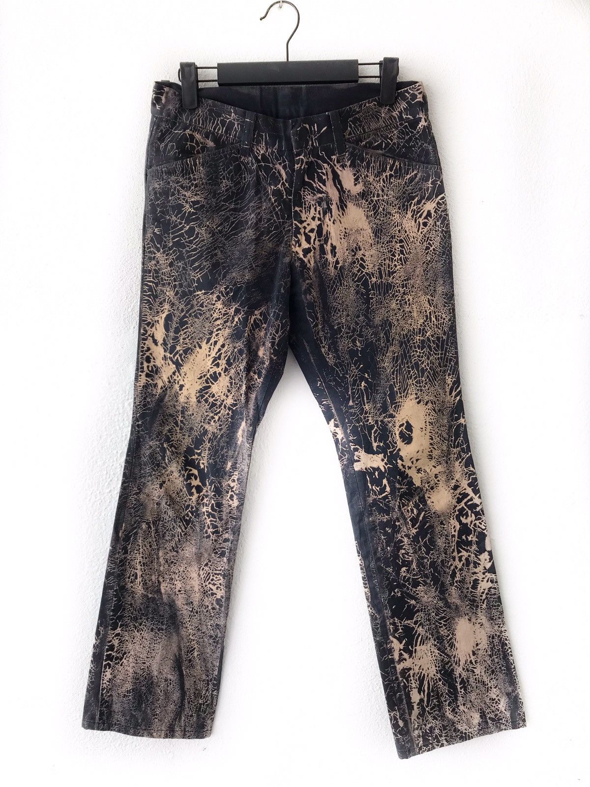 5351 POUR LES HOMMES Made In Japan 5351 Pour Les Hommes Acid Wash Pants Size US 30 / EU 46 - 1 Thumbnail