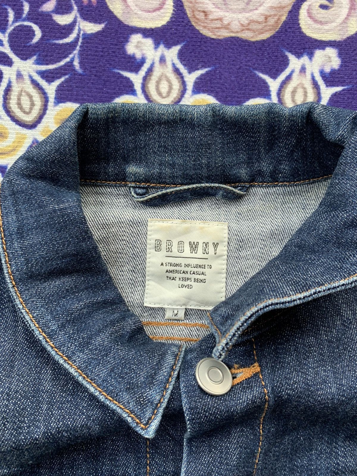 Japanese Brand Browny Type 1 Denim Jacket Size US M / EU 48-50 / 2 - 4 Thumbnail