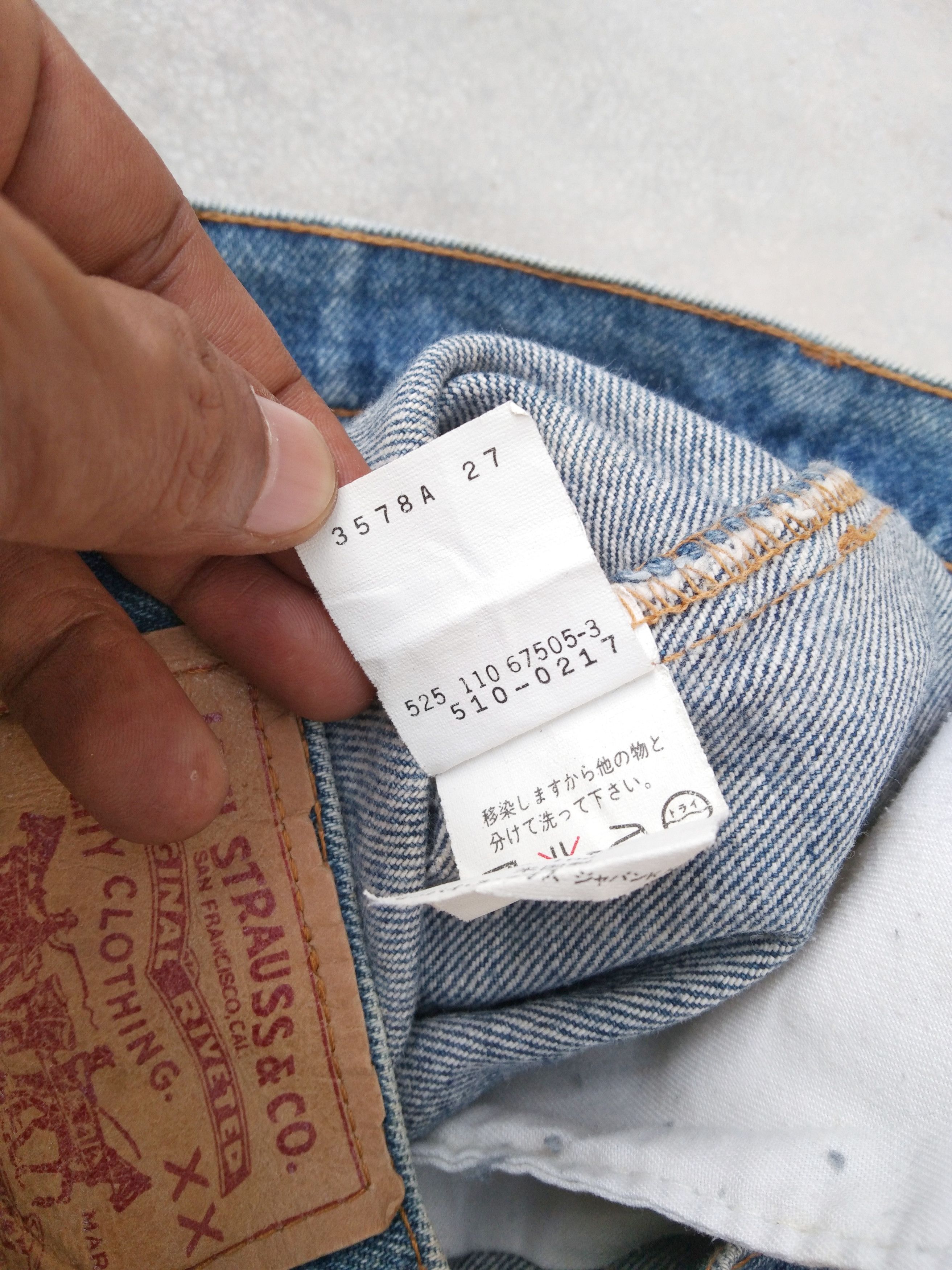 Jean × Levi's × Vintage 90s Vintage Levis 510 Made In USA Distressed Jeans 28x31 Size US 28 / EU 44 - 9 Thumbnail