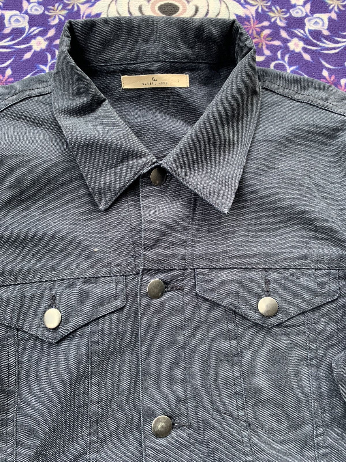 Global Work × Japanese Brand Global Work Trucker Denim Jacket Size US L / EU 52-54 / 3 - 2 Thumbnail