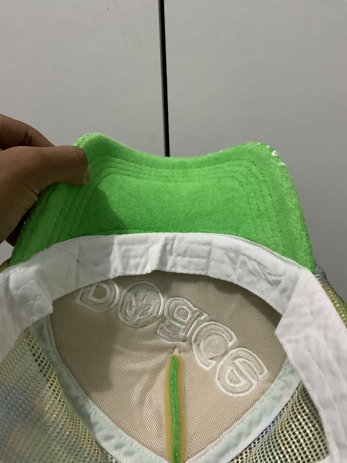 If Six Was Nine PEACE No War Green Fullmesh Trucker Hat Size ONE SIZE - 9 Thumbnail