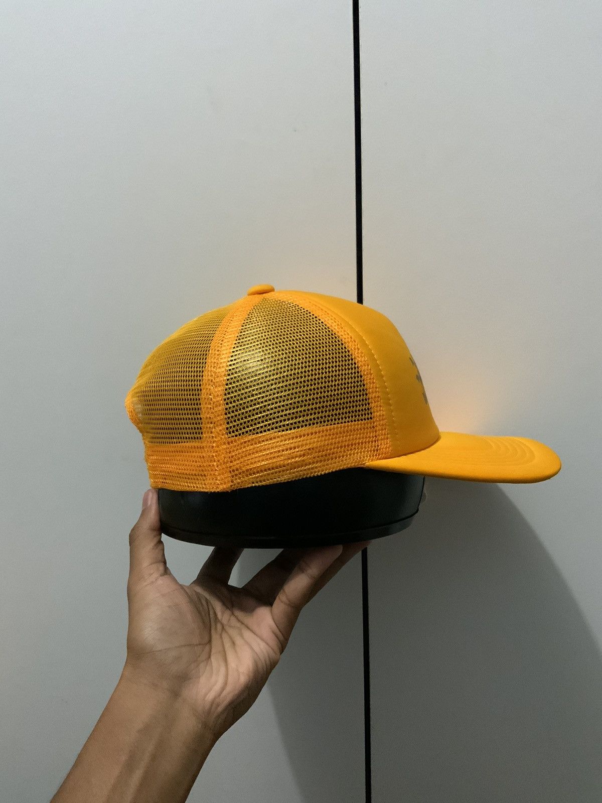 Vintage Vintage Japan Anime Print Yellow Trucker Hat Cap Size ONE SIZE - 5 Thumbnail