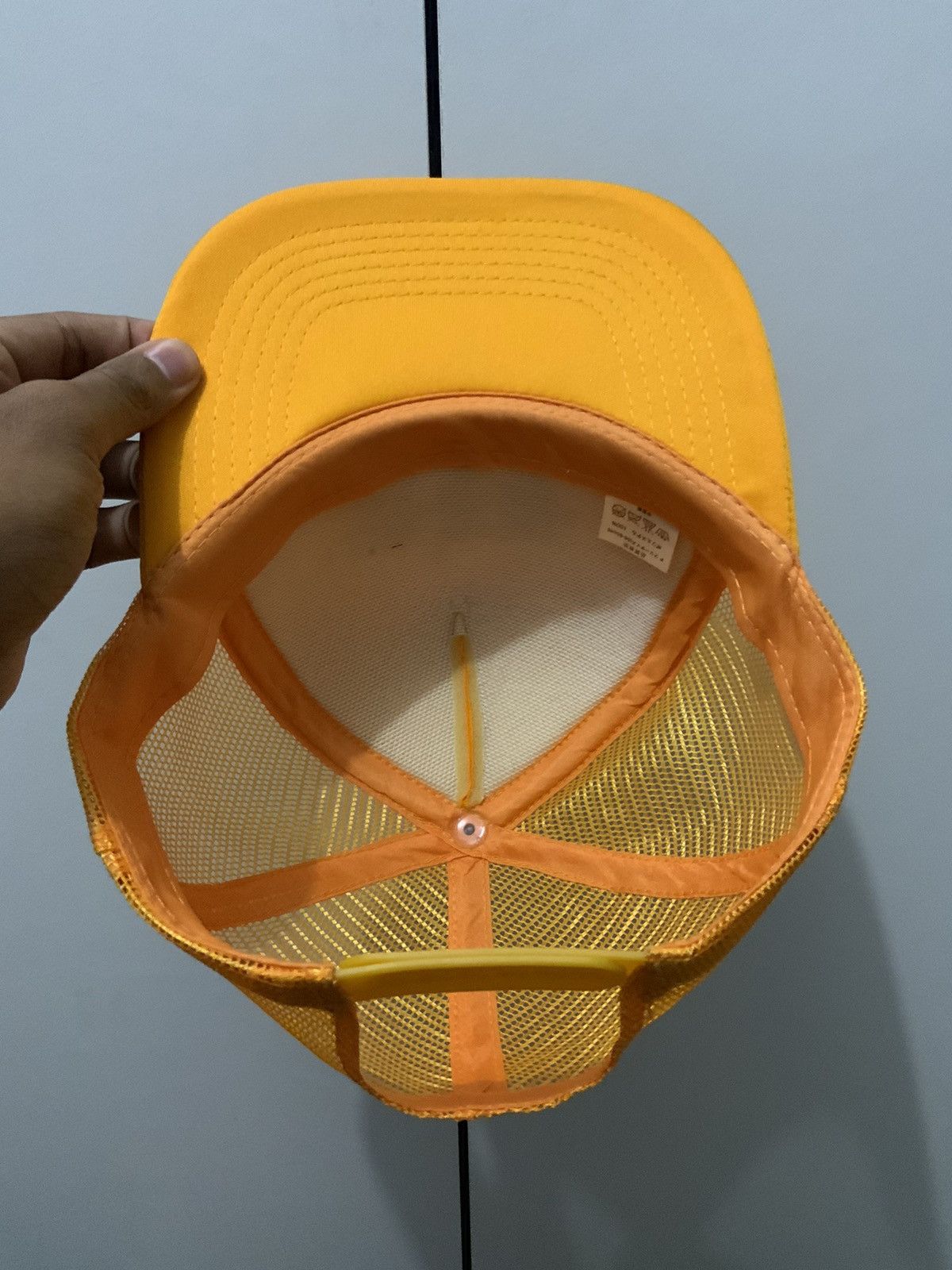 Vintage Vintage Japan Anime Print Yellow Trucker Hat Cap Size ONE SIZE - 8 Thumbnail
