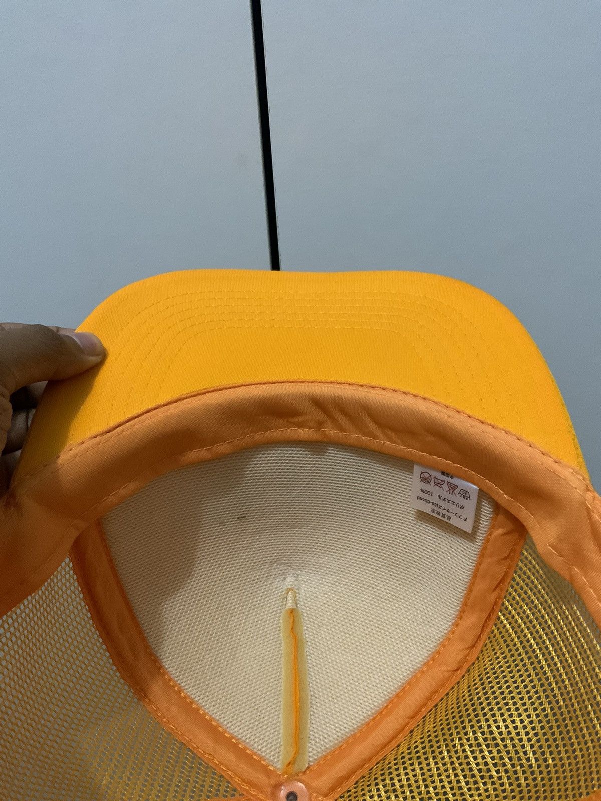 Vintage Vintage Japan Anime Print Yellow Trucker Hat Cap Size ONE SIZE - 9 Thumbnail