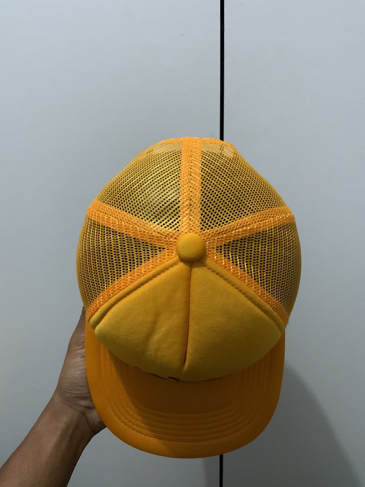 Vintage Vintage Japan Anime Print Yellow Trucker Hat Cap Size ONE SIZE - 7 Thumbnail