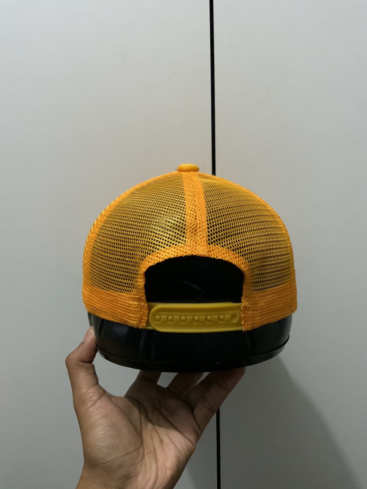 Vintage Vintage Japan Anime Print Yellow Trucker Hat Cap Size ONE SIZE - 4 Thumbnail