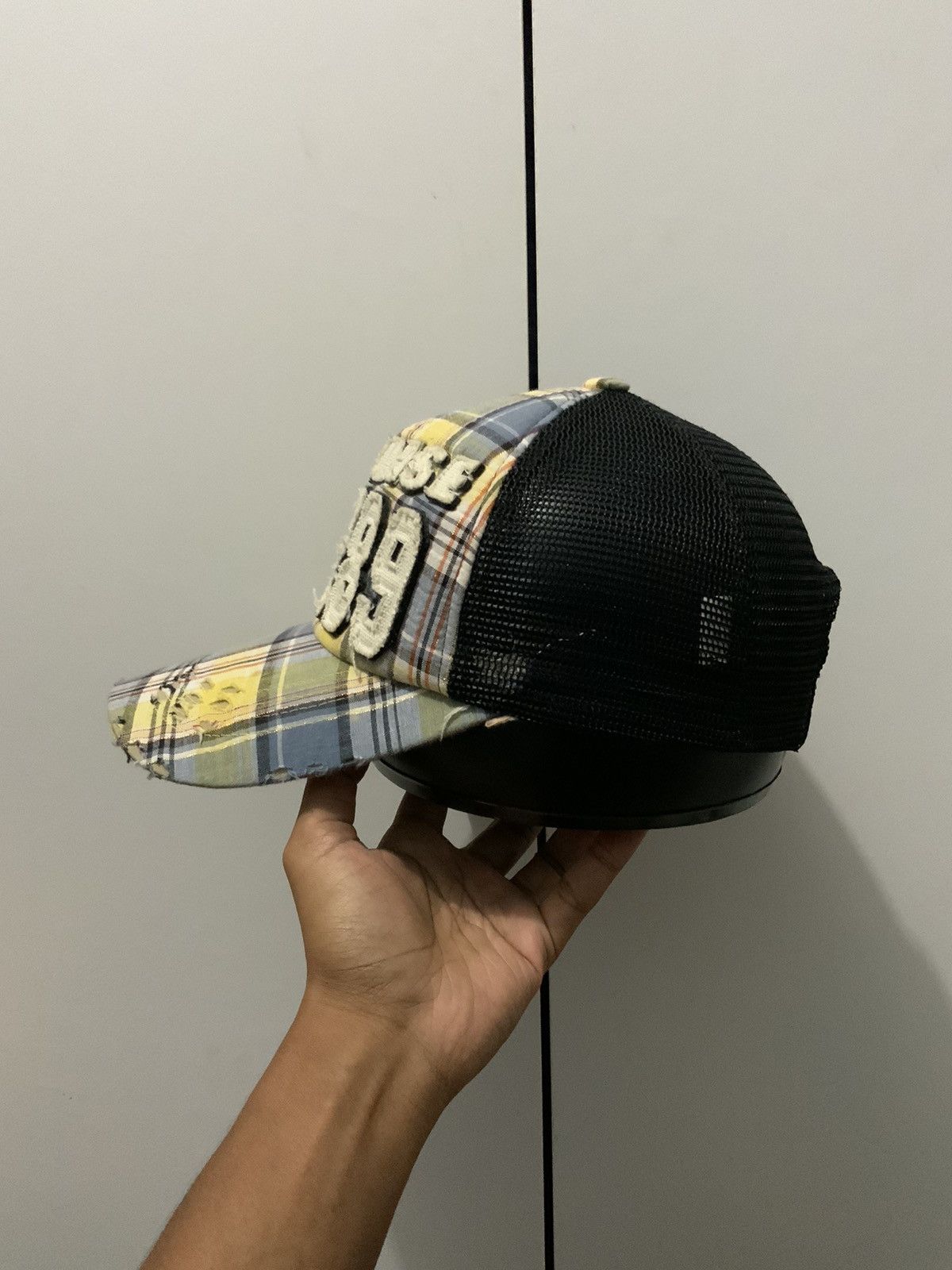 If Six Was Nine Distressed Paradise Frayed Trucker Hat Size ONE SIZE - 4 Thumbnail