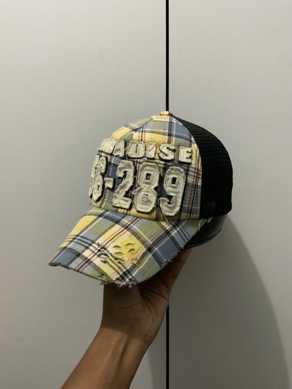 If Six Was Nine Distressed Paradise Frayed Trucker Hat Size ONE SIZE - 1 Thumbnail