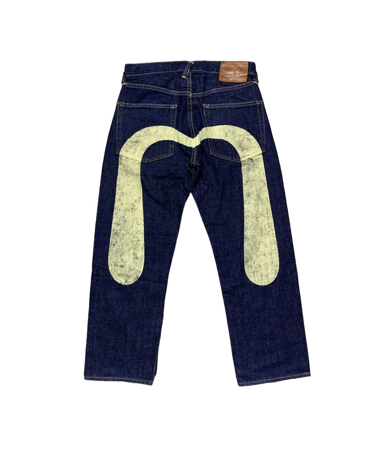 image of Evisu Yamane Daicock Selvedge Denim in Denim Blue, Men's (Size 30)