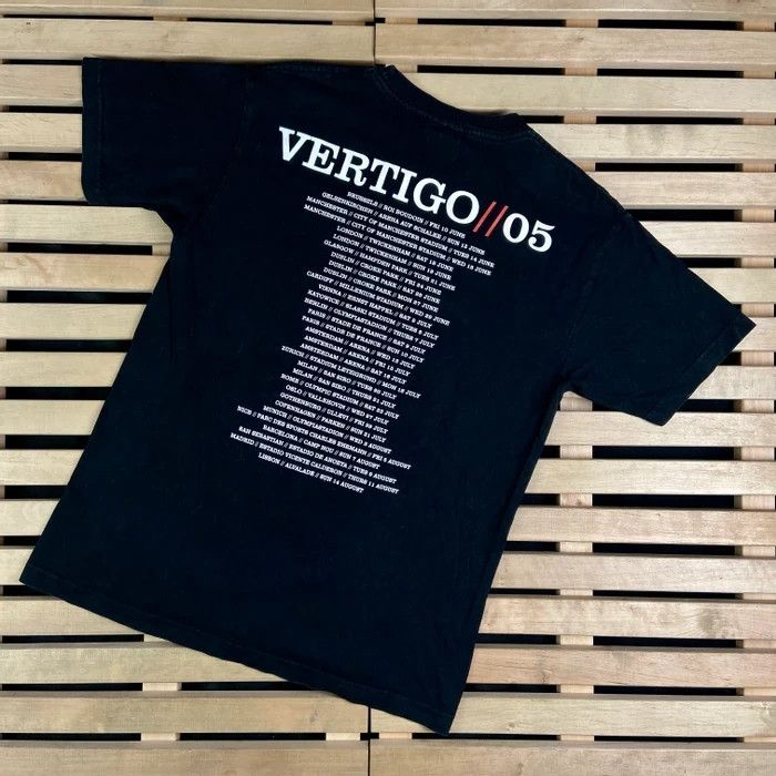 Band Tees Mens Vintage T Shirt Vertigo 2005 Tour Size M Size US M / EU 48-50 / 2 - 6 Thumbnail