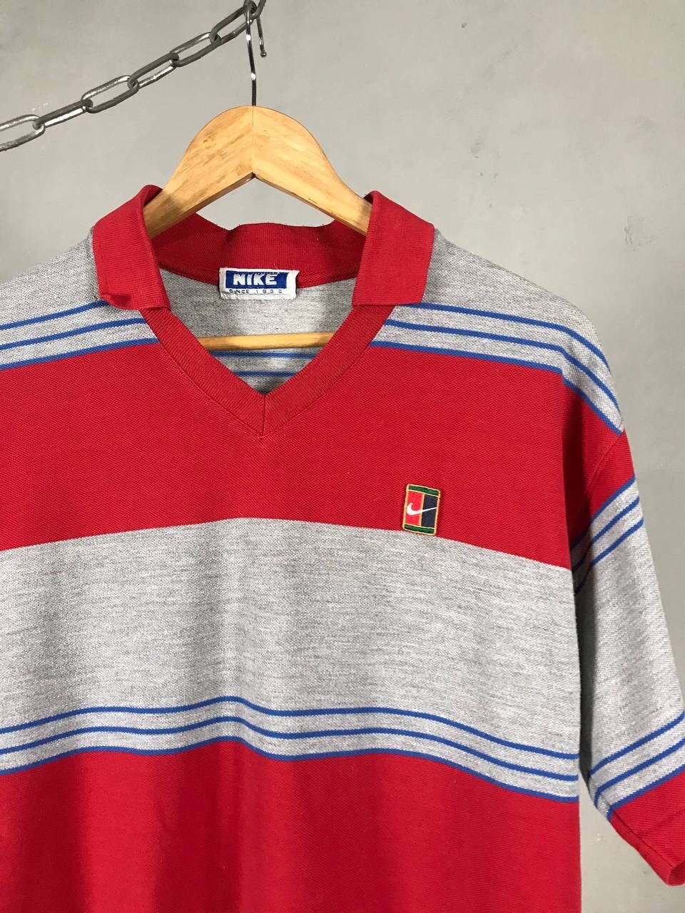 Nike × Vintage Nike Court Vintage Sportwear Polo Tee Size US L / EU 52-54 / 3 - 2 Thumbnail