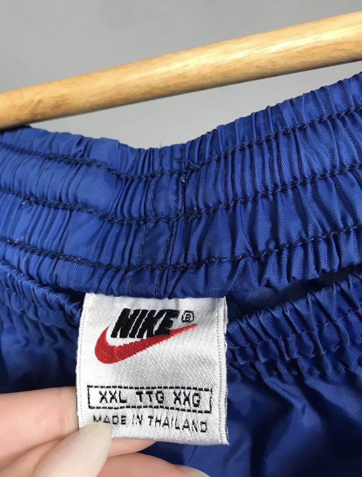 Nike Nike swoosh streetwear vintage blue sweatpants Size US 38 / EU 54 - 4 Thumbnail