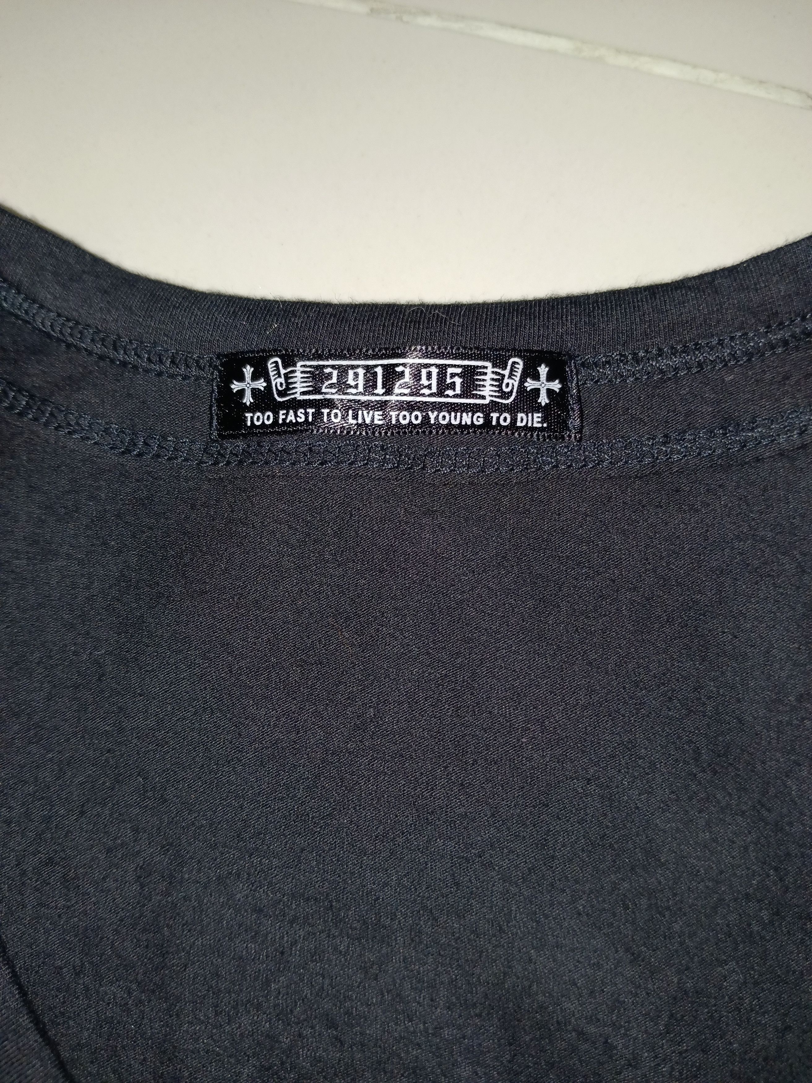 14th Addiction × Beauty Beast × If Six Was Nine Vintage 291295=Homme Distressed TShirt Skull Size US M / EU 48-50 / 2 - 7 Thumbnail