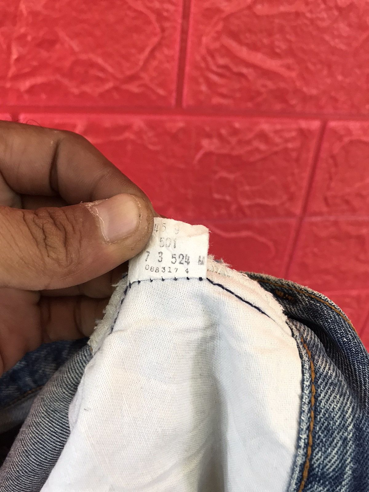 Levi's × Vintage Vintage 70s Levis 501 Redline Selvedge Patchers Jeans Size US 34 / EU 50 - 23 Thumbnail