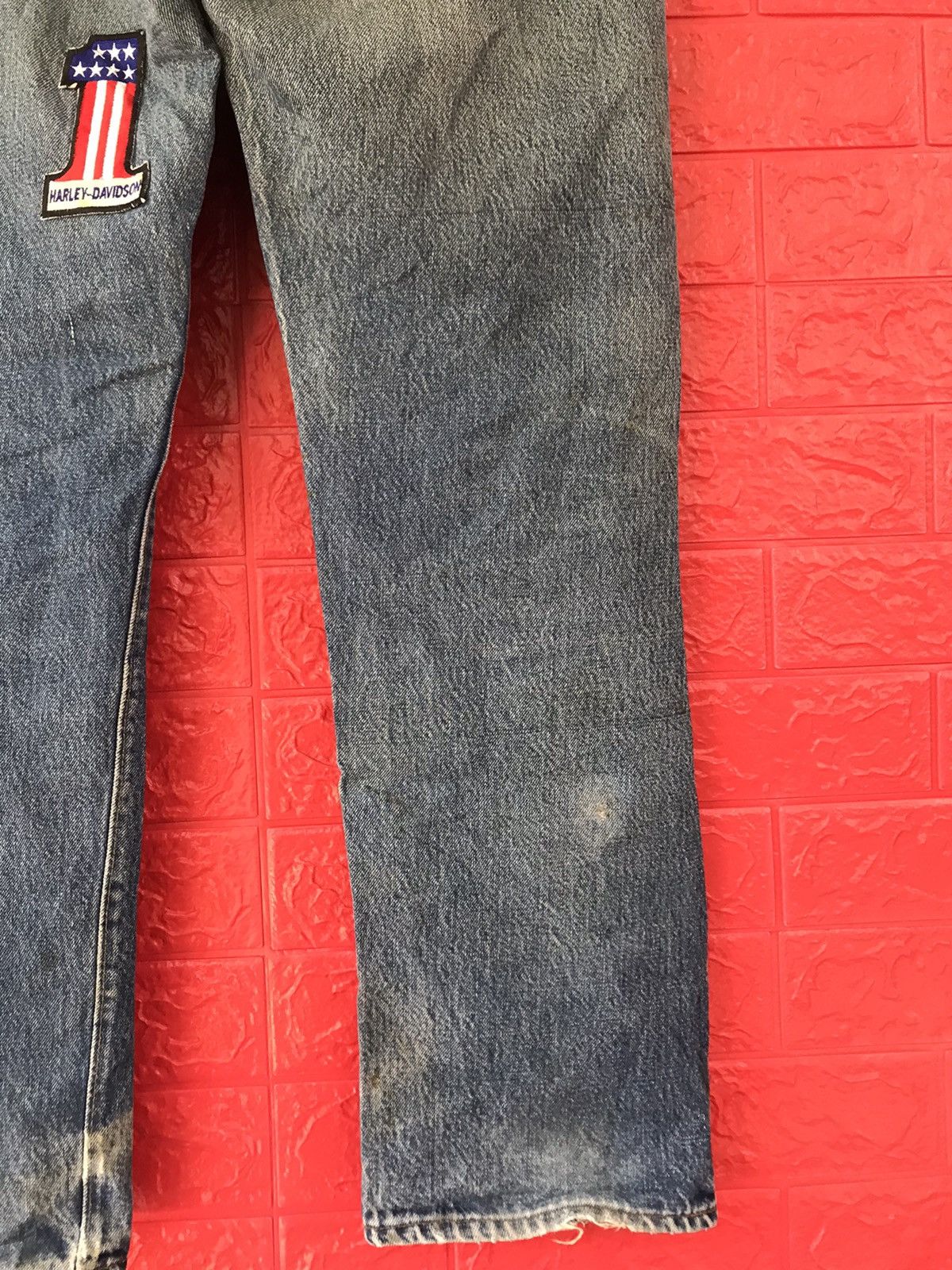 Levi's × Vintage Vintage 70s Levis 501 Redline Selvedge Patchers Jeans Size US 34 / EU 50 - 12 Thumbnail
