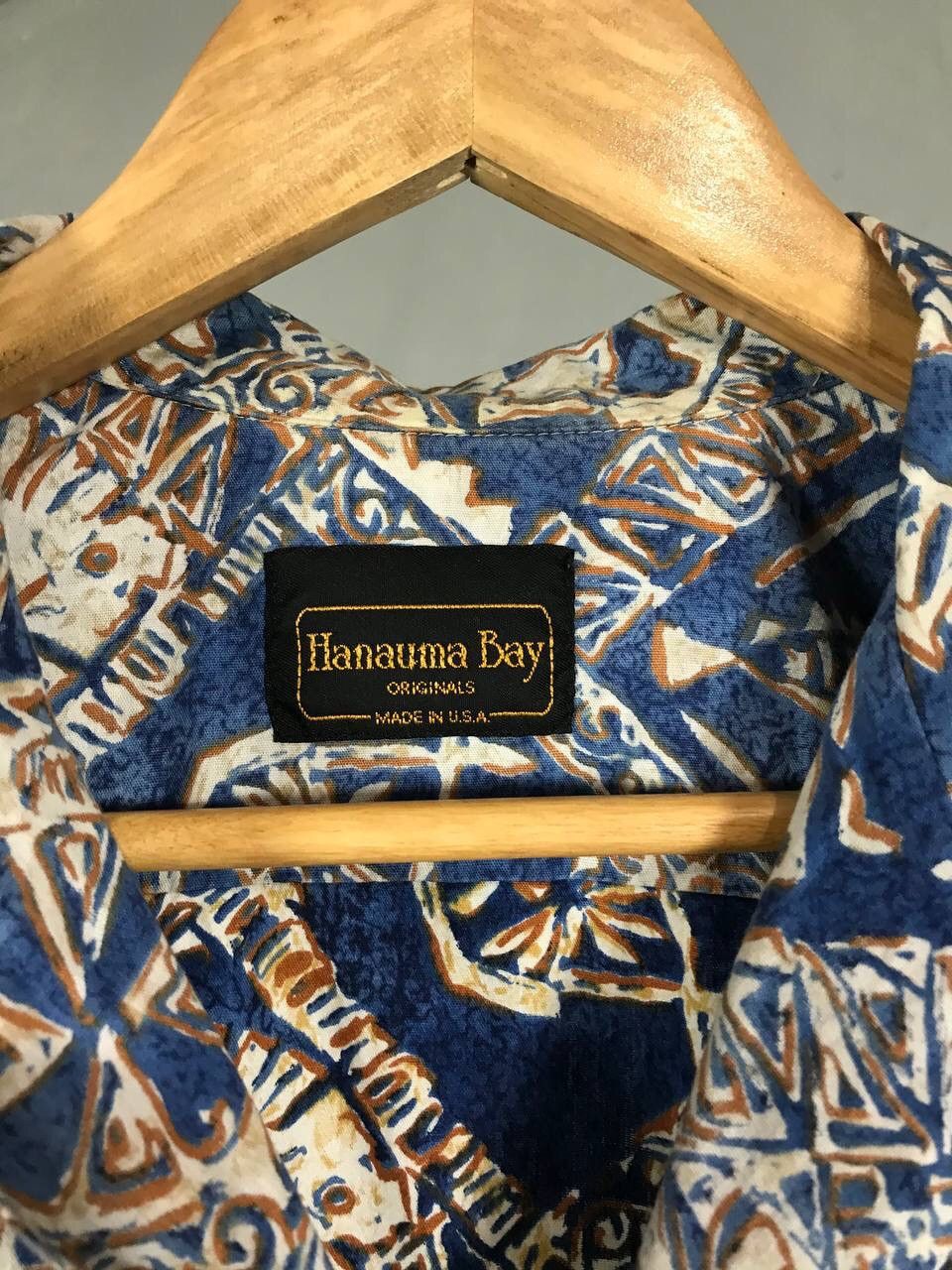 Vintage Crazy Vintage Hawaiian Made In USA Shirt Size US XL / EU 56 / 4 - 4 Thumbnail