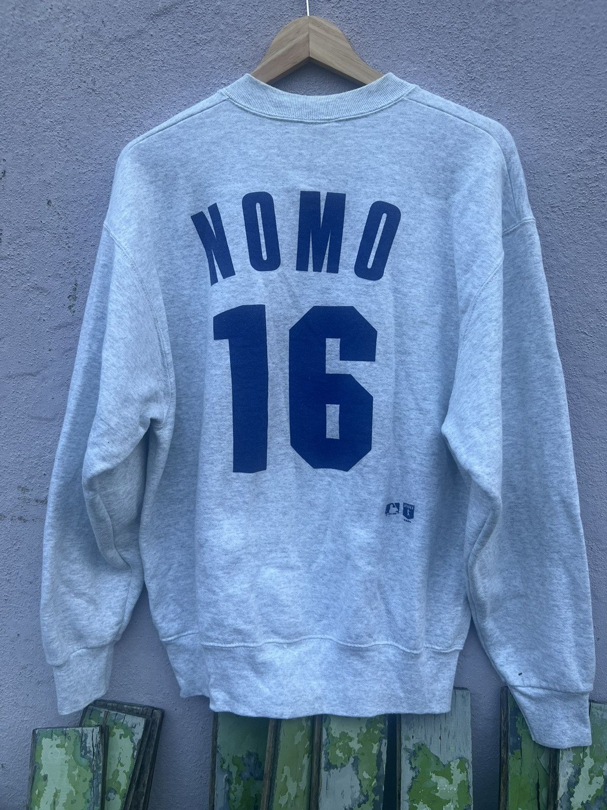 MLB × Vintage Vintage 90’s NOMO MLB Sweatshirt 1995 Size US L / EU 52-54 / 3 - 9 Thumbnail