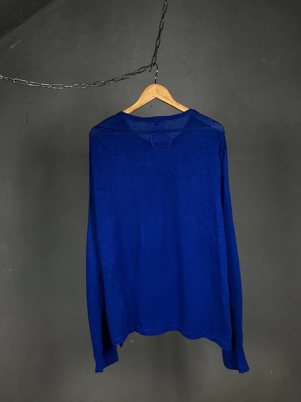 tigha Tigha luxury streetwear distressed blue sweatshirt Size US XL / EU 56 / 4 - 6 Thumbnail