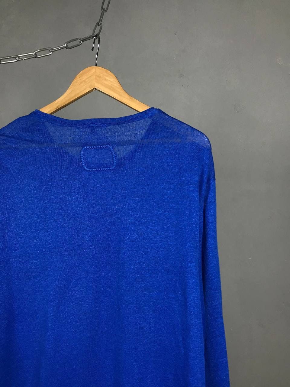 tigha Tigha luxury streetwear distressed blue sweatshirt Size US XL / EU 56 / 4 - 7 Thumbnail