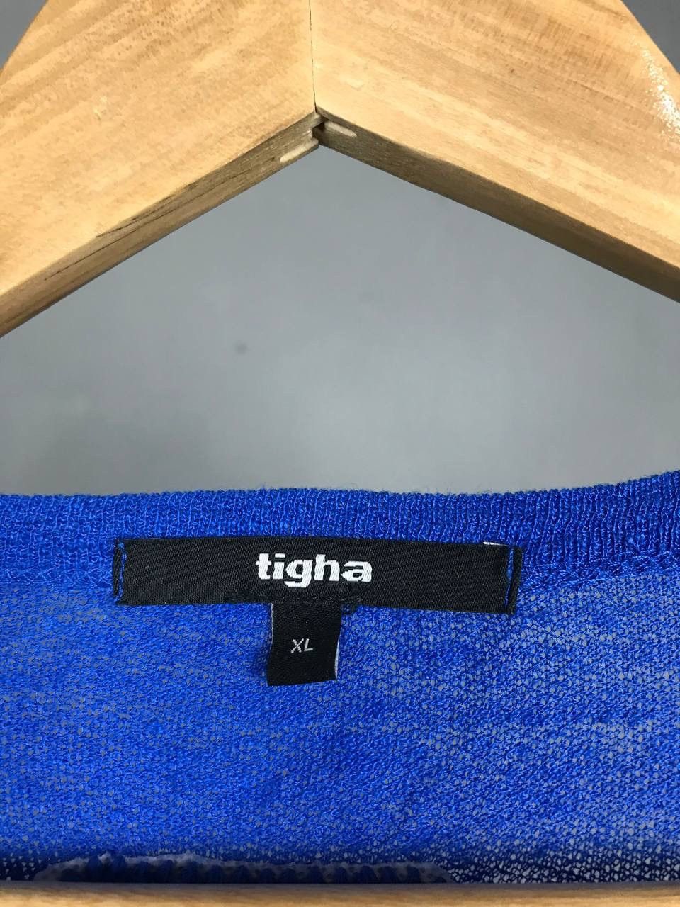 tigha Tigha luxury streetwear distressed blue sweatshirt Size US XL / EU 56 / 4 - 3 Thumbnail