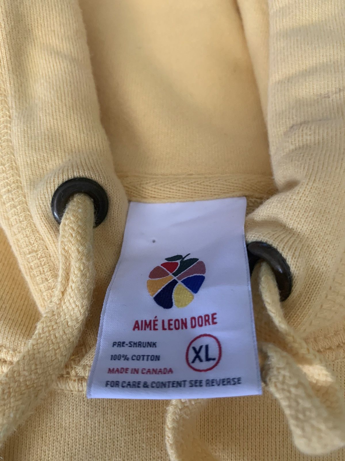 Aime Leon Dore Yellow 2018 Aime Leon Dore Hoodie Size US XL / EU 56 / 4 - 4 Thumbnail