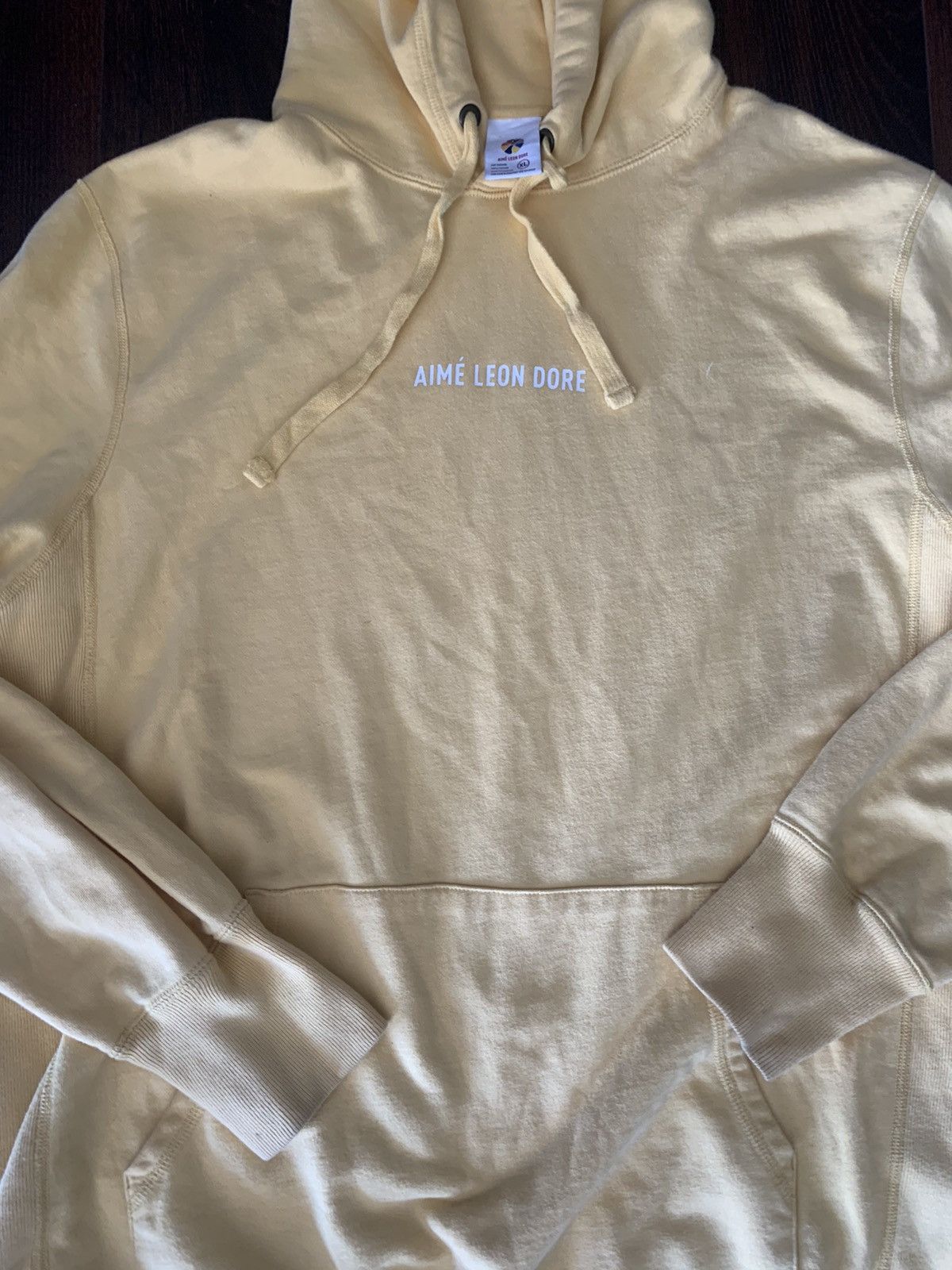 Aime Leon Dore Yellow 2018 Aime Leon Dore Hoodie Size US XL / EU 56 / 4 - 2 Thumbnail