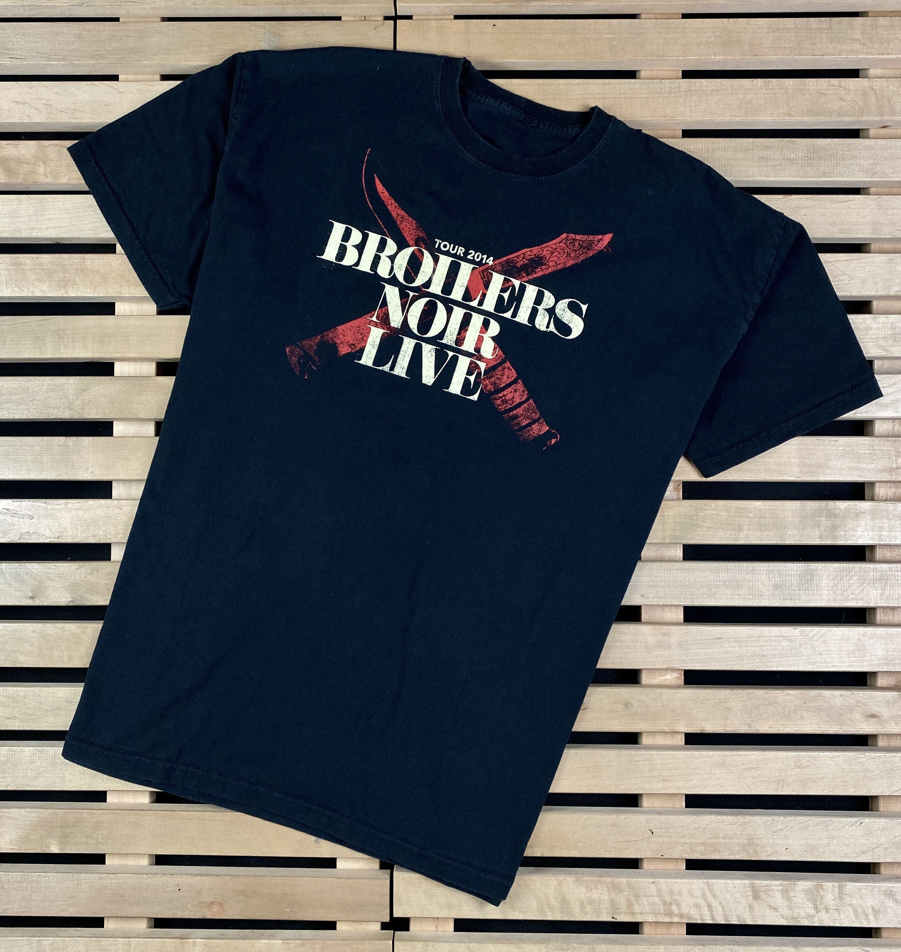 Band Tees × Vintage Men’s Rock T-Shirt Noir Vintage 2014 Size L-XL Size US L / EU 52-54 / 3 - 1 Thumbnail