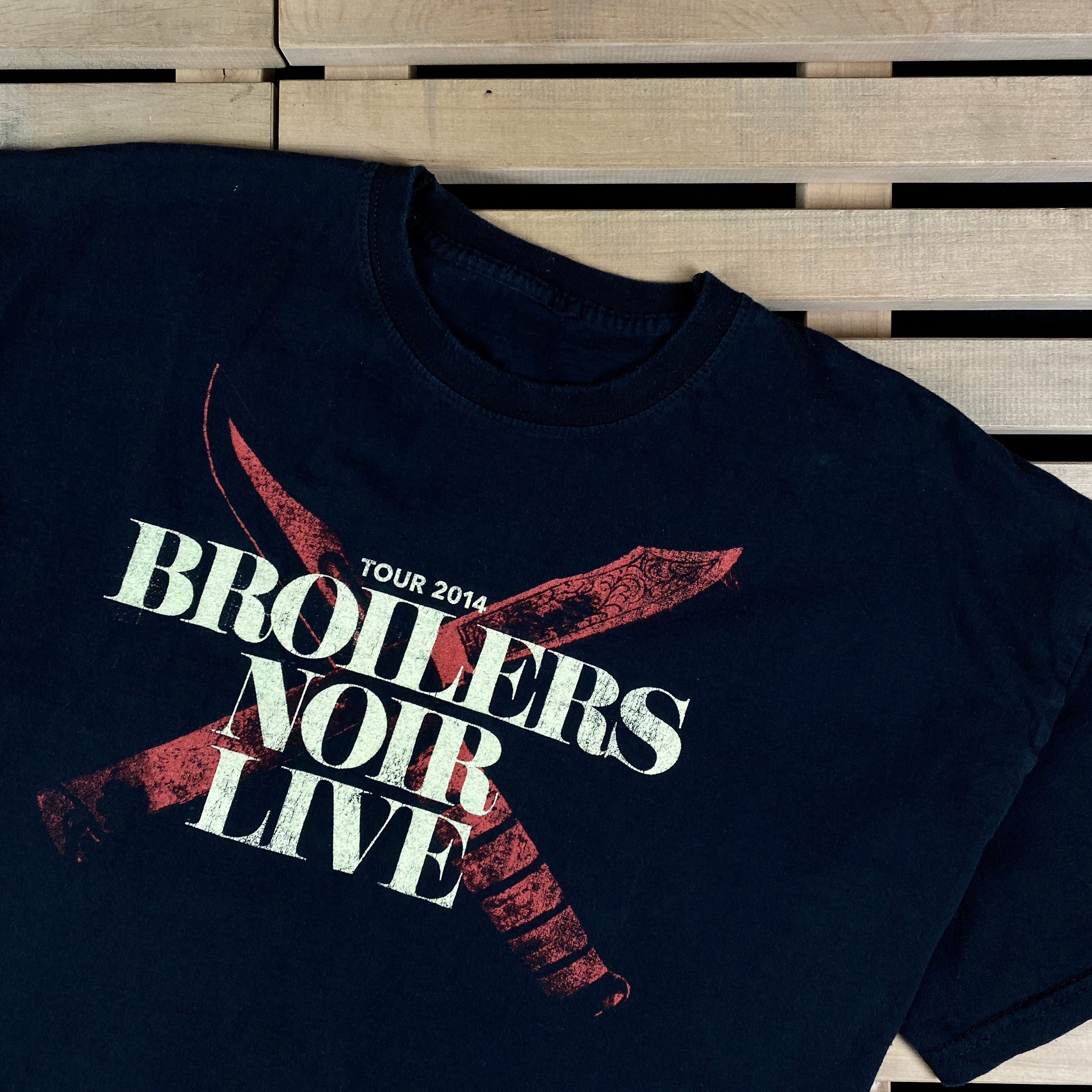 Band Tees × Vintage Men’s Rock T-Shirt Noir Vintage 2014 Size L-XL Size US L / EU 52-54 / 3 - 2 Thumbnail