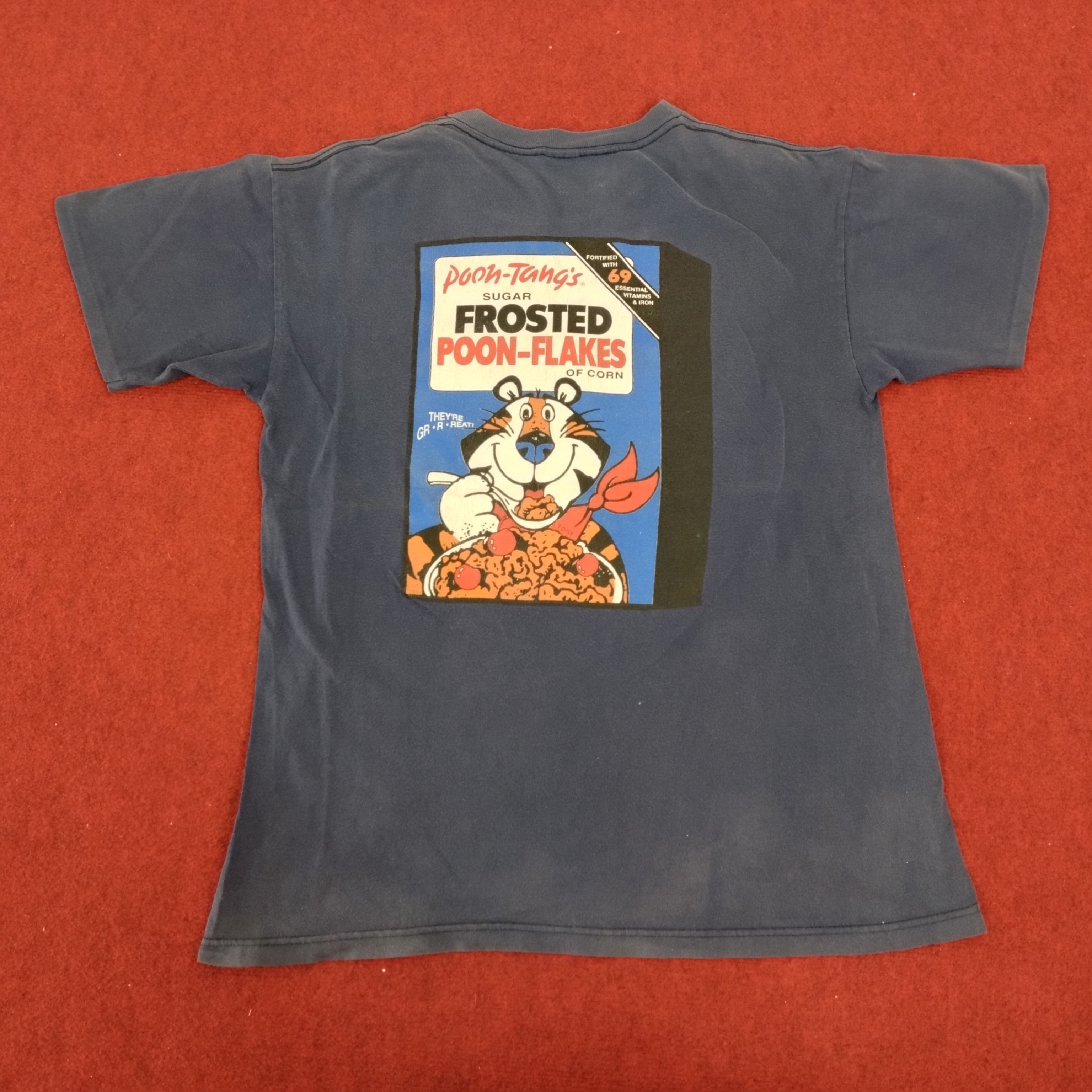 Vintage Poon Tangs Sugar Frosted Poon Flakes Vintage Tshirt Size US L / EU 52-54 / 3 - 1 Thumbnail