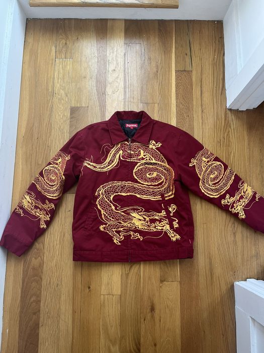 Supreme best sale dragon jacket