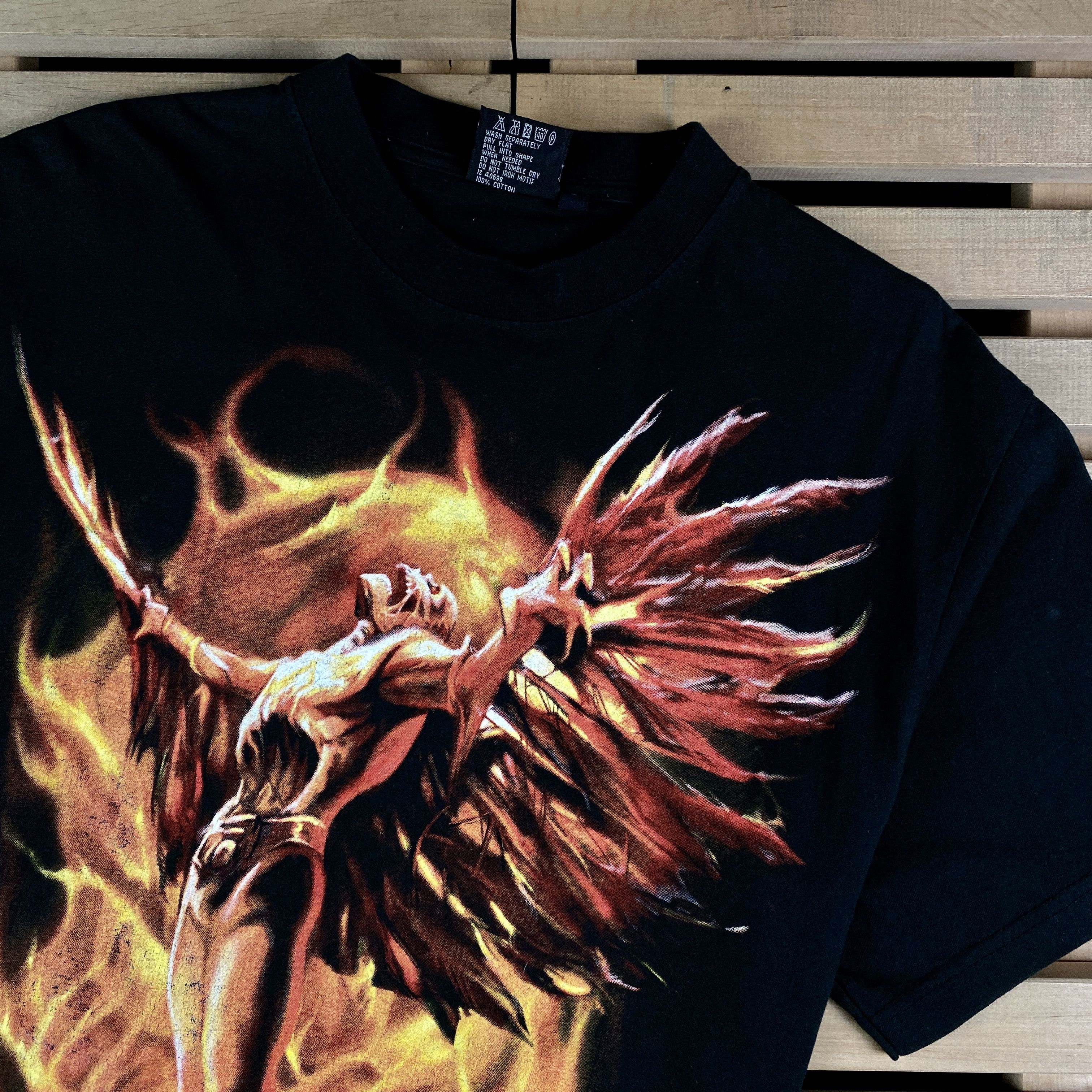 Band Tees × Vintage Mens Vintage Skulls Rock T Shirt Size L Size US L / EU 52-54 / 3 - 2 Thumbnail