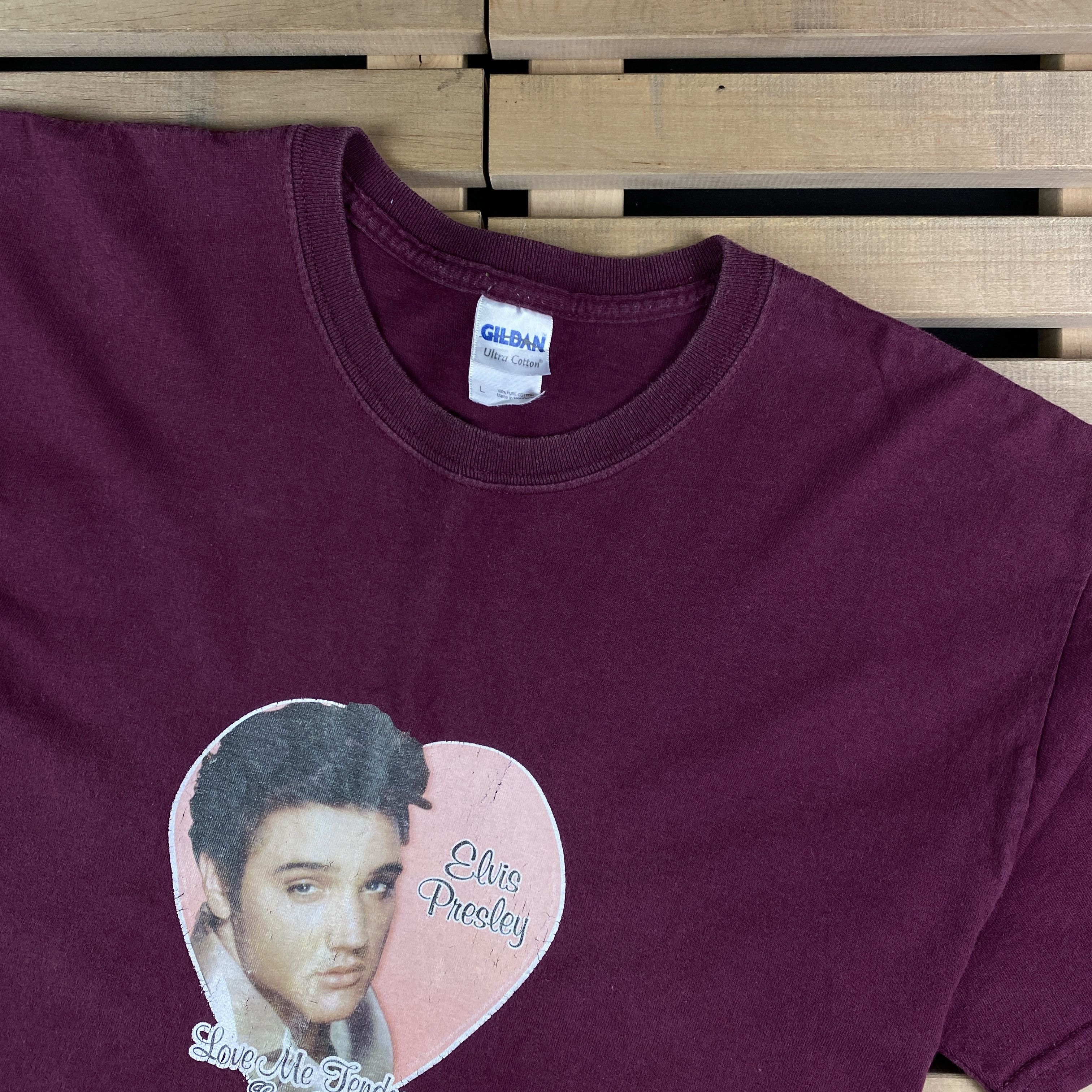 Band Tees × Vintage Mens Vintage T Shirt Elvis Presley Size L Size US L / EU 52-54 / 3 - 2 Thumbnail