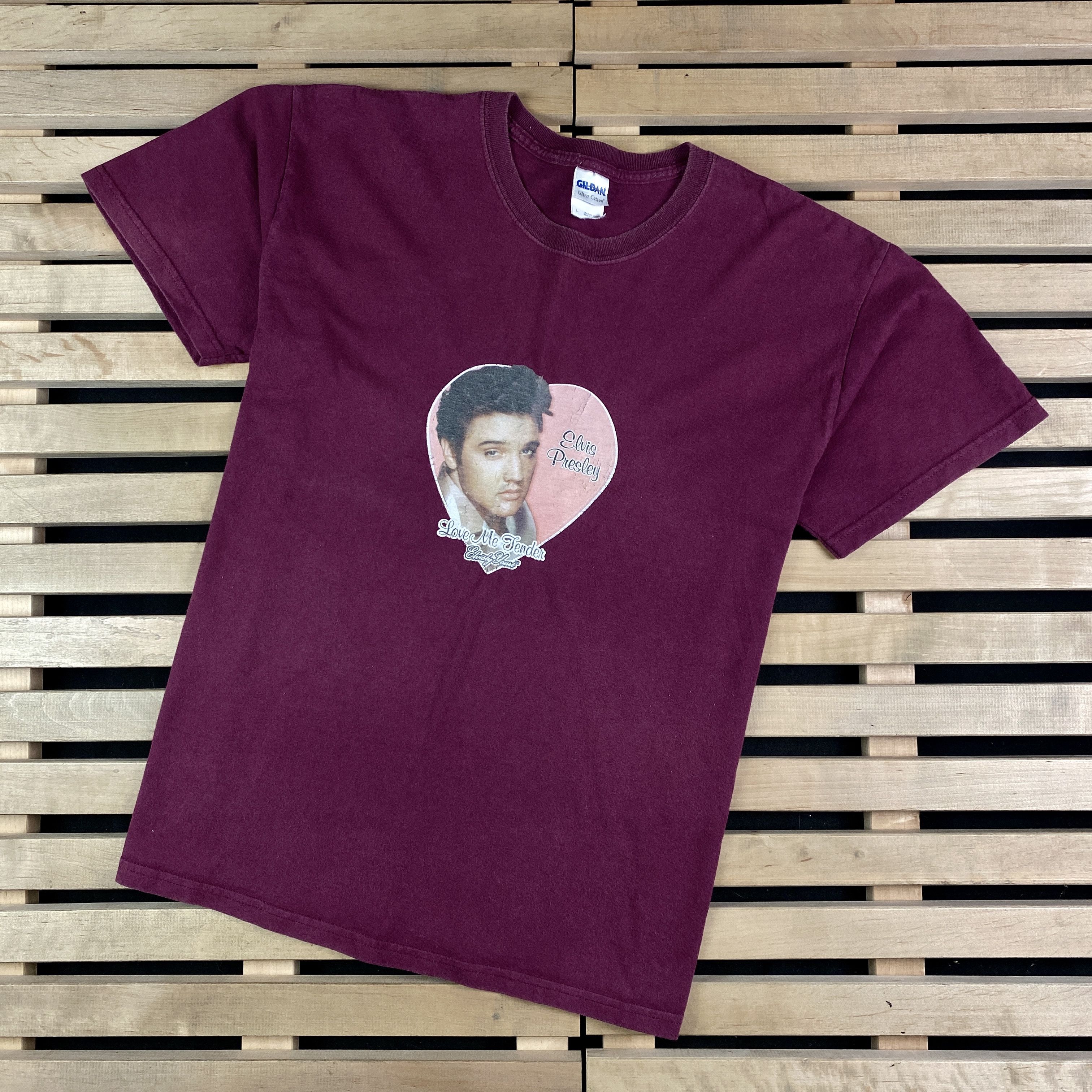 Band Tees × Vintage Mens Vintage T Shirt Elvis Presley Size L Size US L / EU 52-54 / 3 - 1 Thumbnail