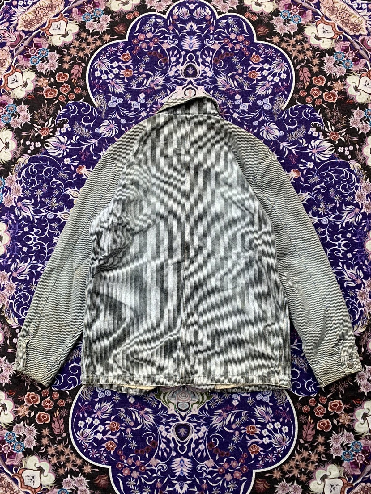 Von Dutch Vintage Von Dutch Hickory Denim Chore Jacket Size US M / EU 48-50 / 2 - 9 Thumbnail