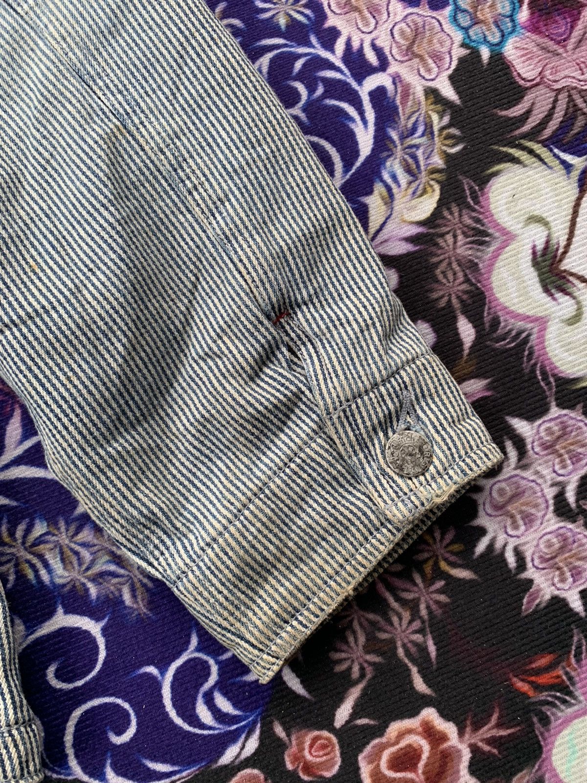 Von Dutch Vintage Von Dutch Hickory Denim Chore Jacket Size US M / EU 48-50 / 2 - 10 Thumbnail