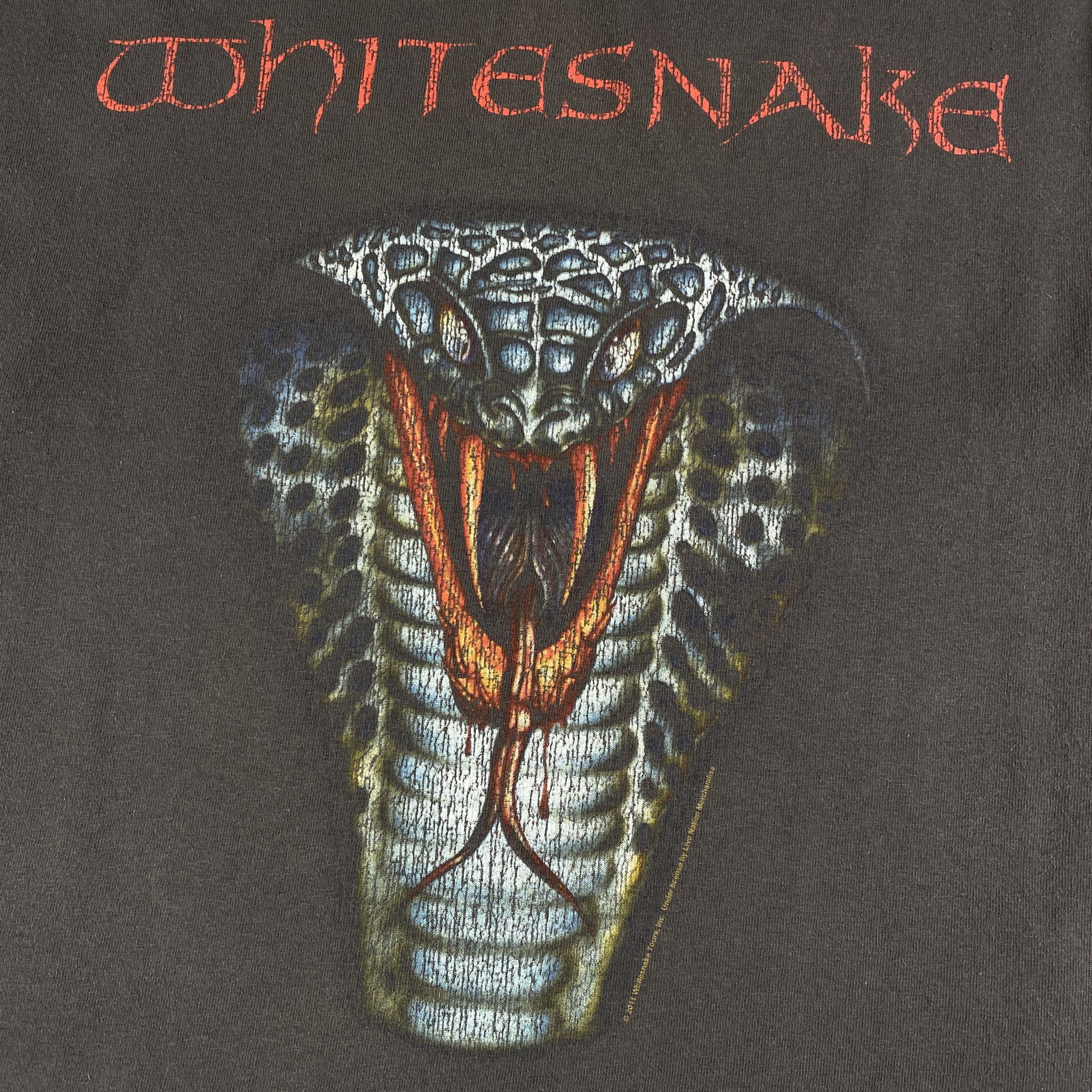 Band Tees × Vintage Mens Vintage T Shirt Whitesnake 2011 Size L Size US L / EU 52-54 / 3 - 4 Thumbnail