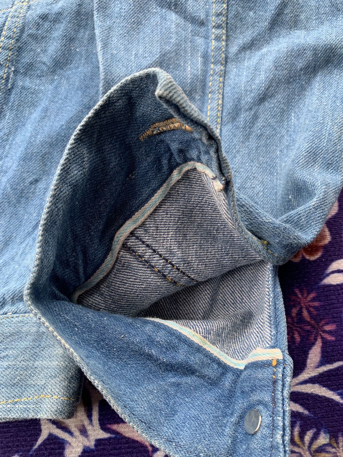 Japanese Brand Vintage Selvedge Denim Jacket Size US M / EU 48-50 / 2 - 2 Thumbnail
