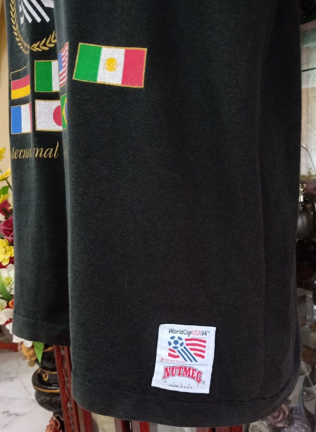 Nutmeg × Vintage Vintage 90s FIFA World Cup USA 1994 : England T-shirt Size US L / EU 52-54 / 3 - 2 Thumbnail