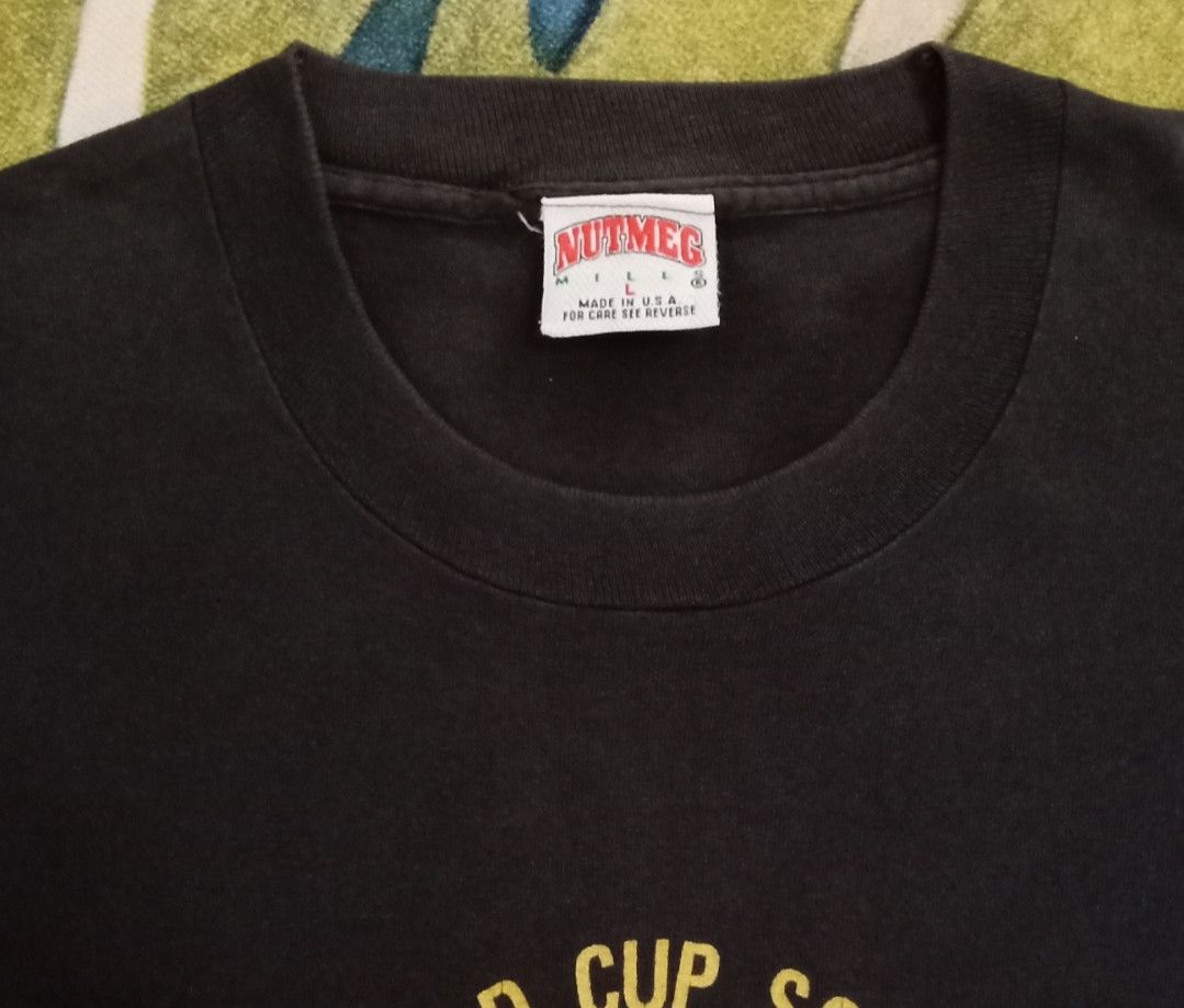 Nutmeg × Vintage Vintage 90s FIFA World Cup USA 1994 : England T-shirt Size US L / EU 52-54 / 3 - 9 Thumbnail