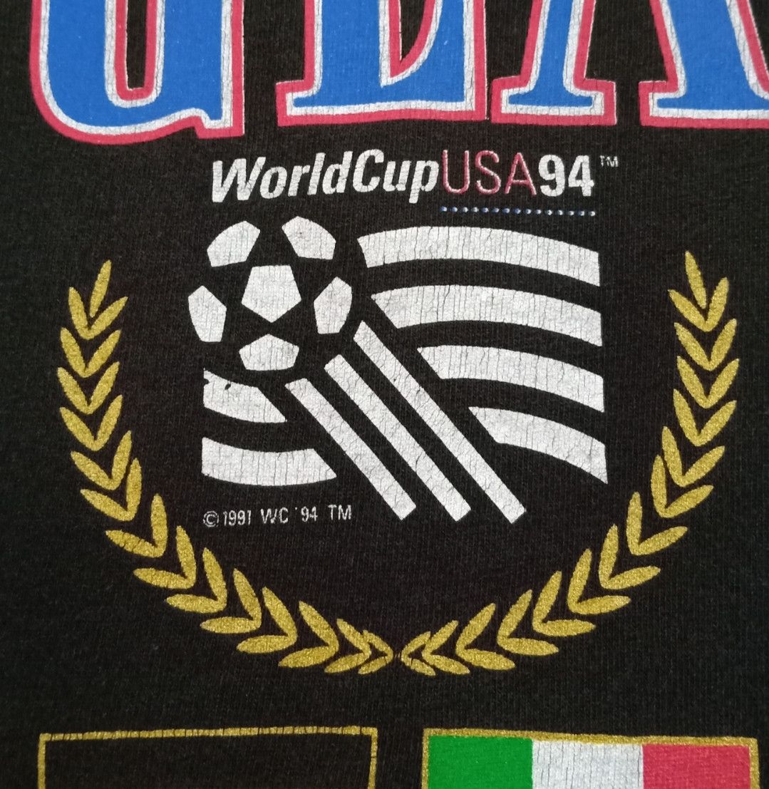 Nutmeg × Vintage Vintage 90s FIFA World Cup USA 1994 : England T-shirt Size US L / EU 52-54 / 3 - 6 Thumbnail