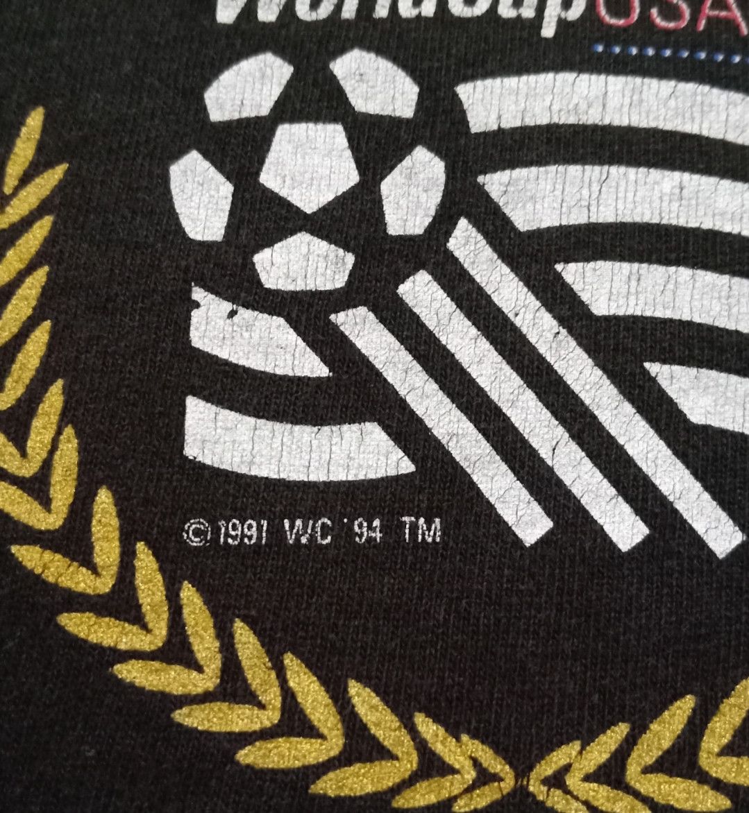 Nutmeg × Vintage Vintage 90s FIFA World Cup USA 1994 : England T-shirt Size US L / EU 52-54 / 3 - 7 Thumbnail