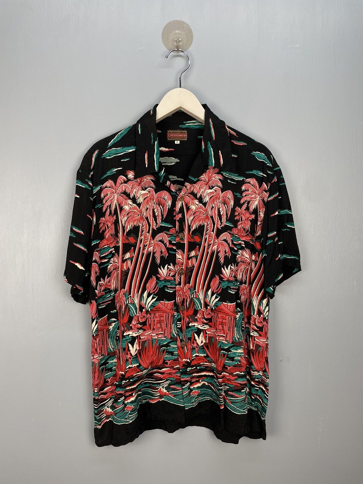 Chevignon Chevignon Hawaiian shirt Size US L / EU 52-54 / 3 - 1 Thumbnail