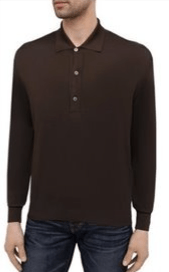 o1loc1c0423 Polo Shirts in Burgundy
