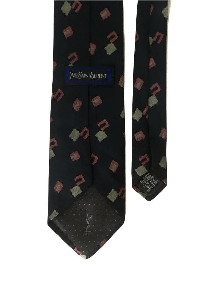 Yves Saint Laurent yves saint laurent silk necktie Size ONE SIZE - 3 Thumbnail