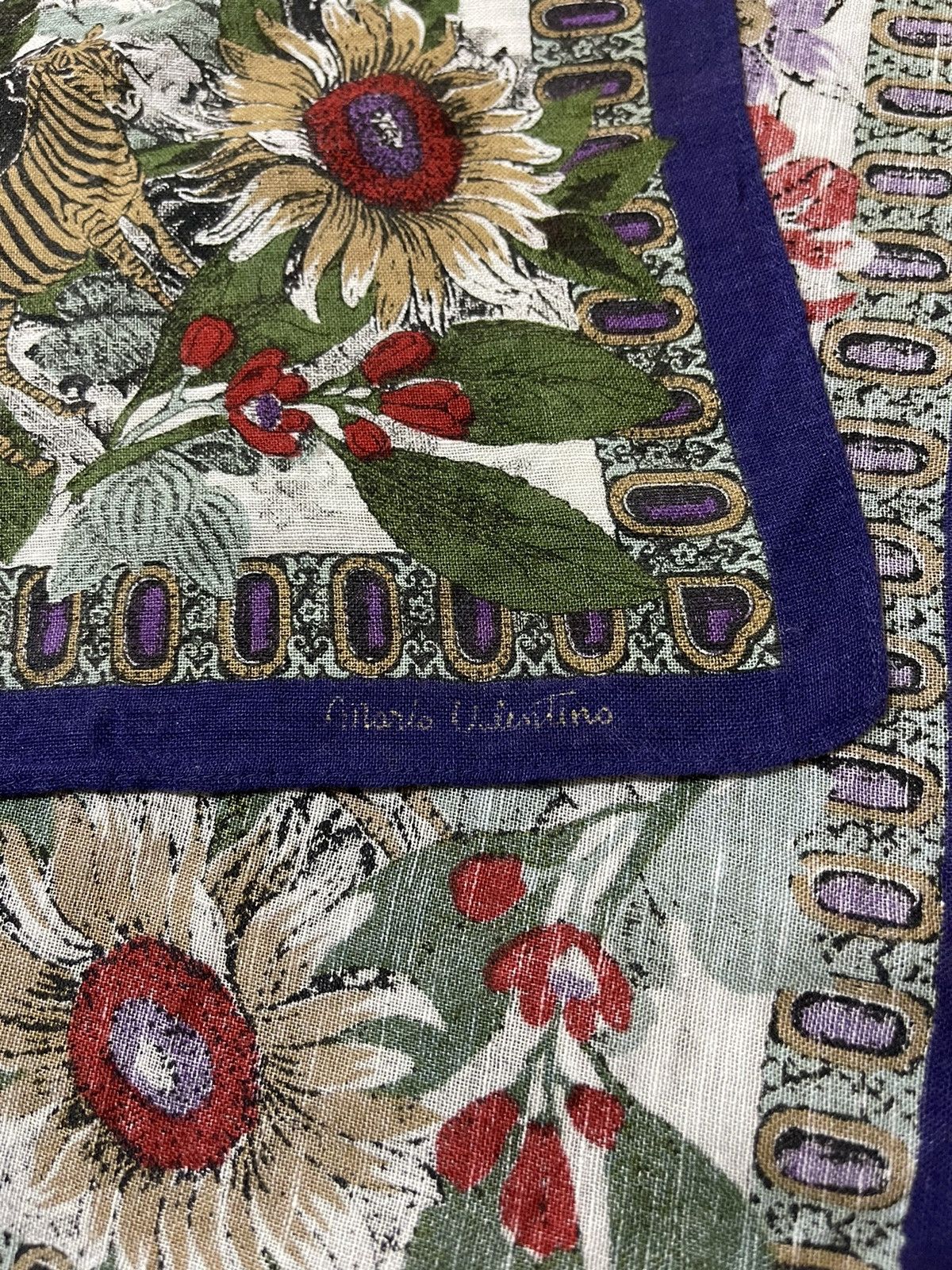 Valentino × Vintage Mario Valentino Handkerchief / Neckerchief / Bandana Size ONE SIZE - 4 Thumbnail